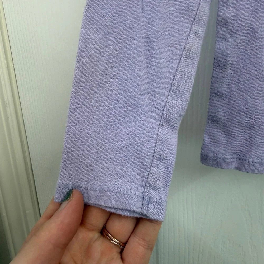 Old Navy girl's purple long sleeve decal 100% cotton casual tshirt play shirt 5T